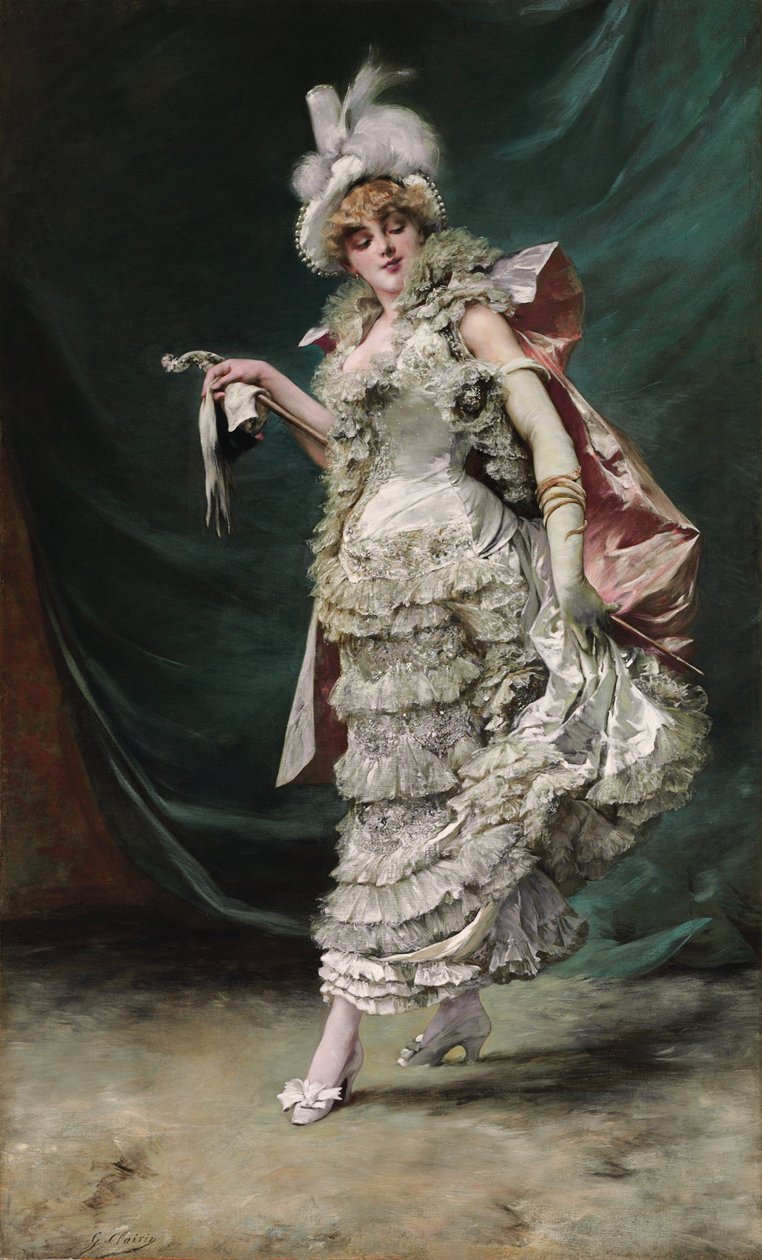 Klädd för balen av Georges Clairin