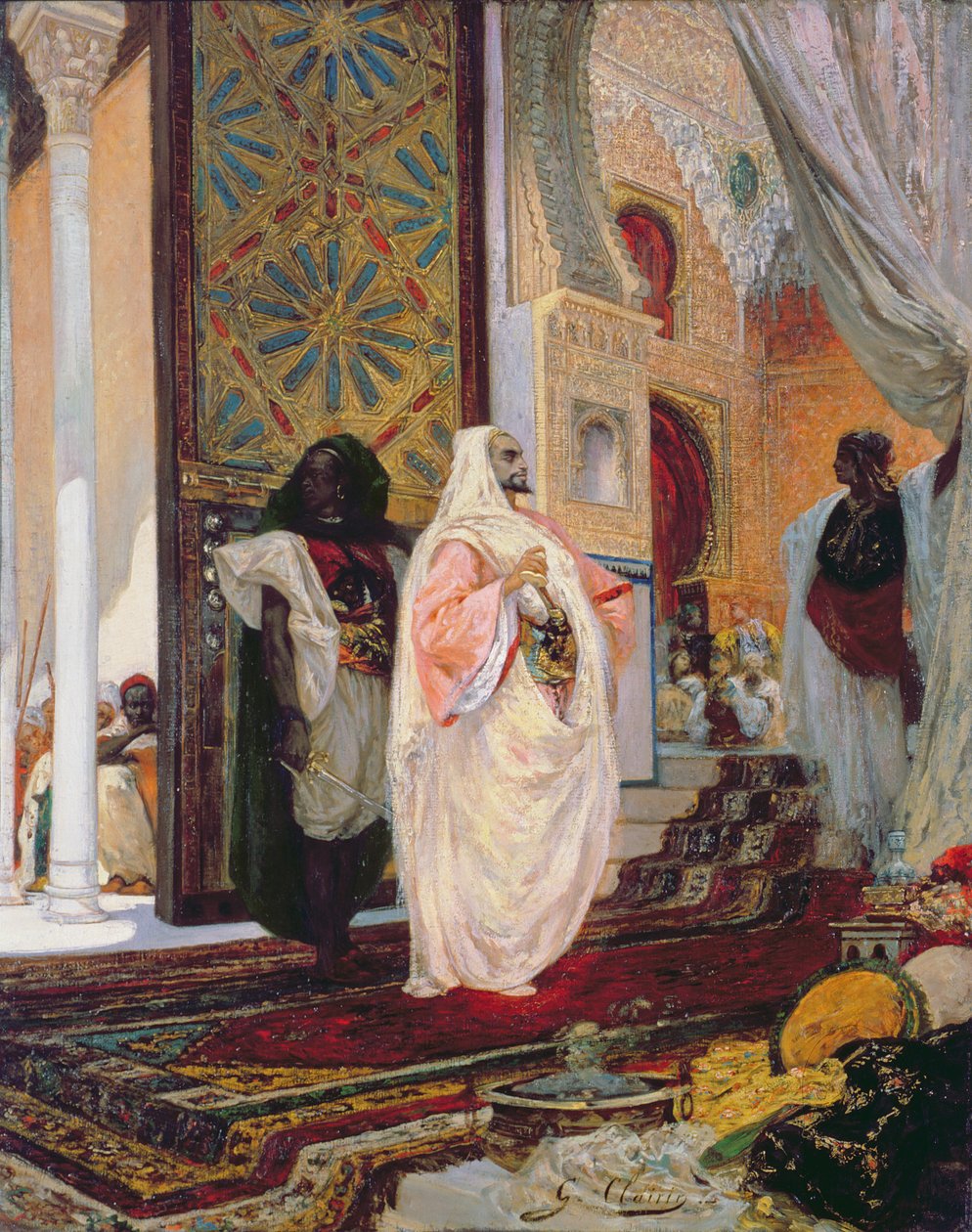 Gå in i Harem av Georges Clairin