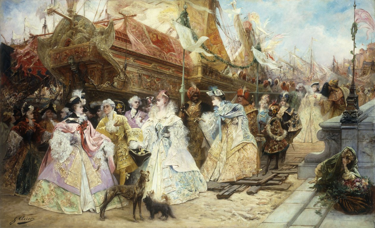 Det kungliga följet av Georges Clairin