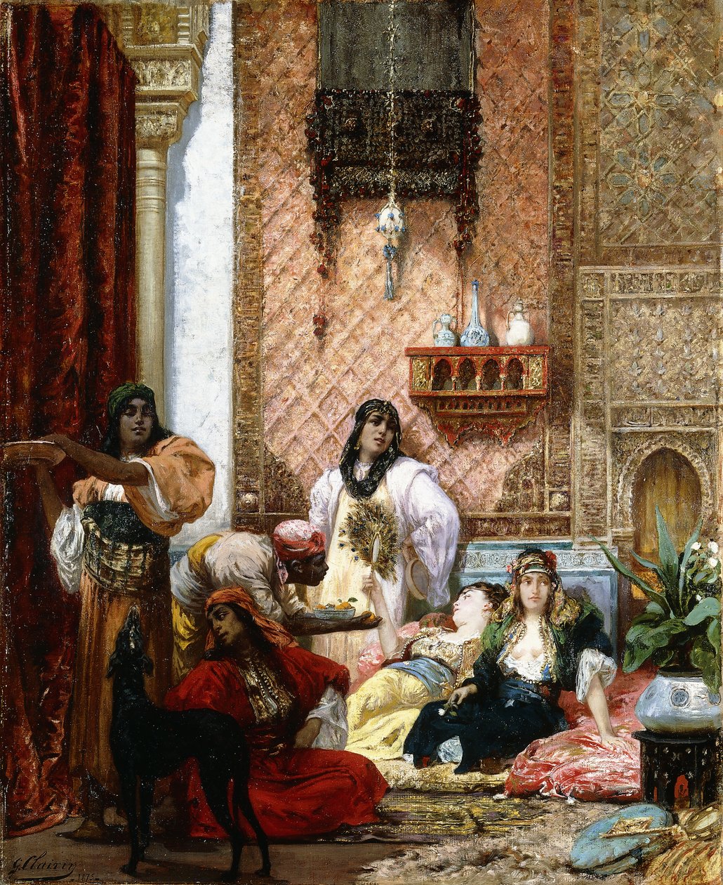 Sultanens favoriter, 1875 av Georges Clairin