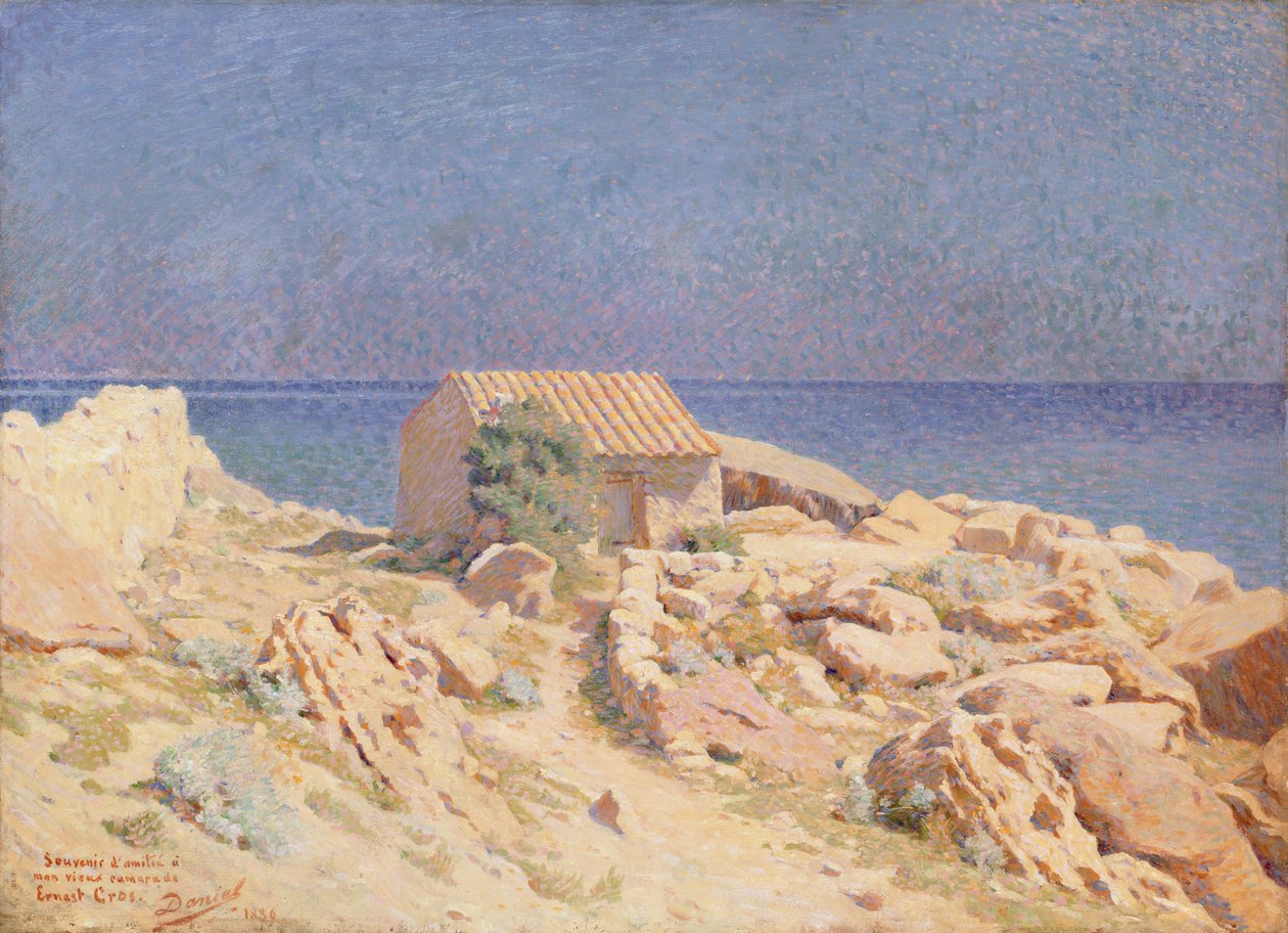 Roussillon landskap av Georges Daniel de Monfreid