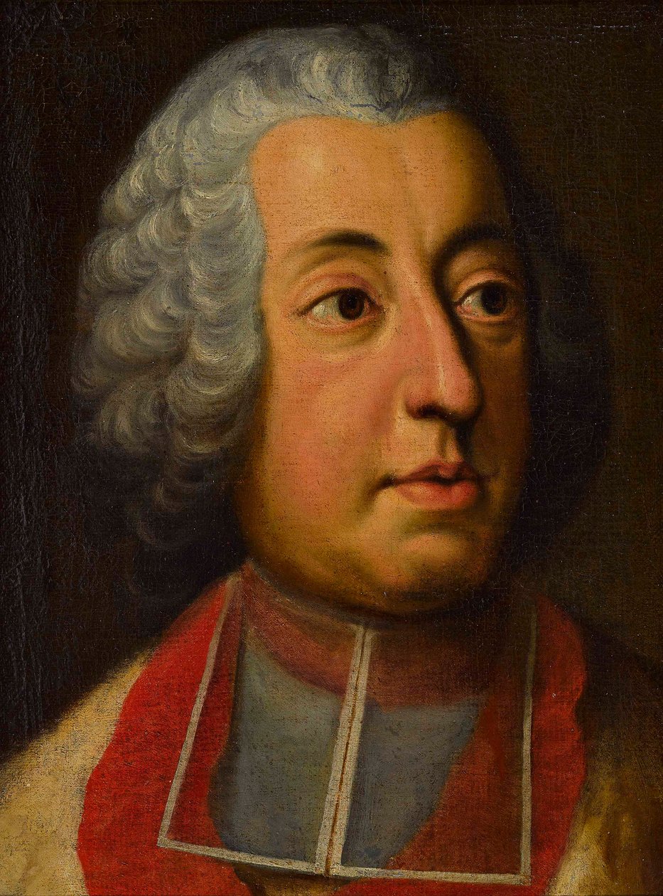 Kardinal Johann Theodor av Bayern (1703-1763) - George Desmarees (1697-1776). Olja på duk Mått: 44x33 cm Privat samling av Georges Desmarées