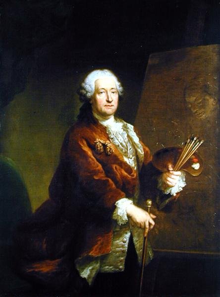Självporträtt av Georges Desmarées