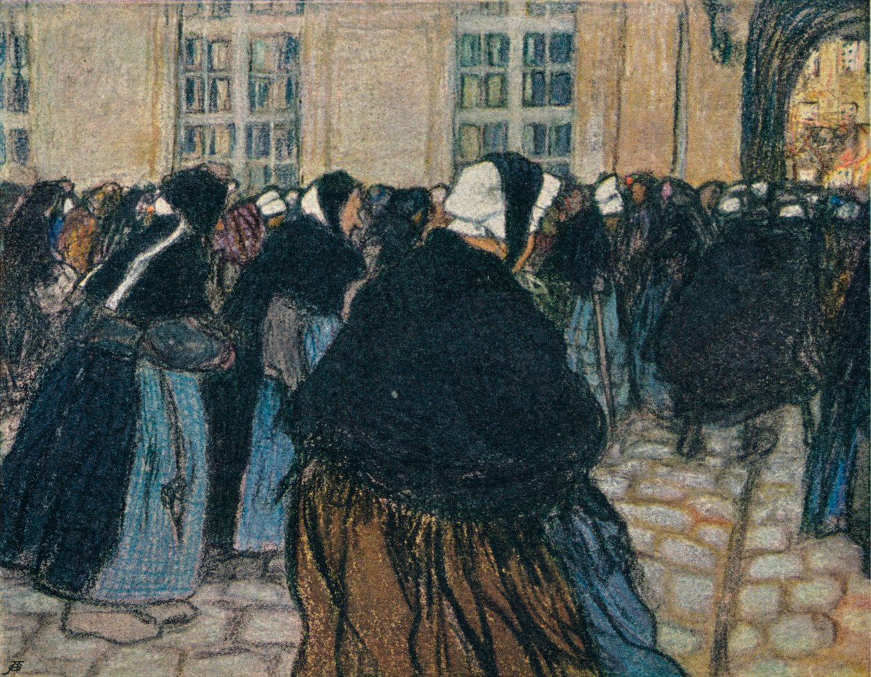 Återkomsten till Hospice De La Salpetriere, c1911 av Georges Dupuis