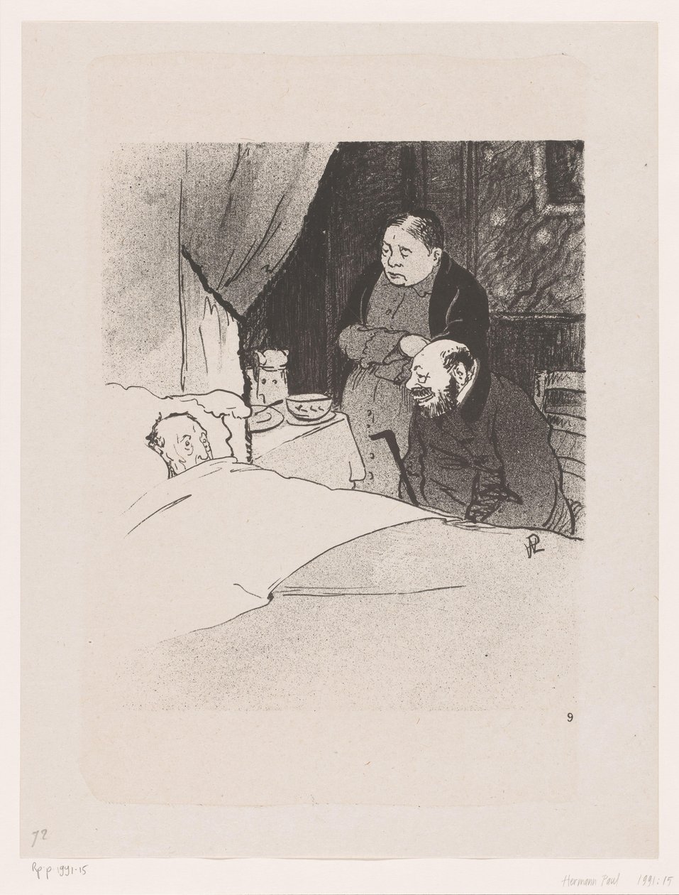 Zieke man i sängen Han är sjuk (originaltitel) Naturens stora skådespel; livet av Mr. Any (original serietitel) av Georges Hermann Rene Paul