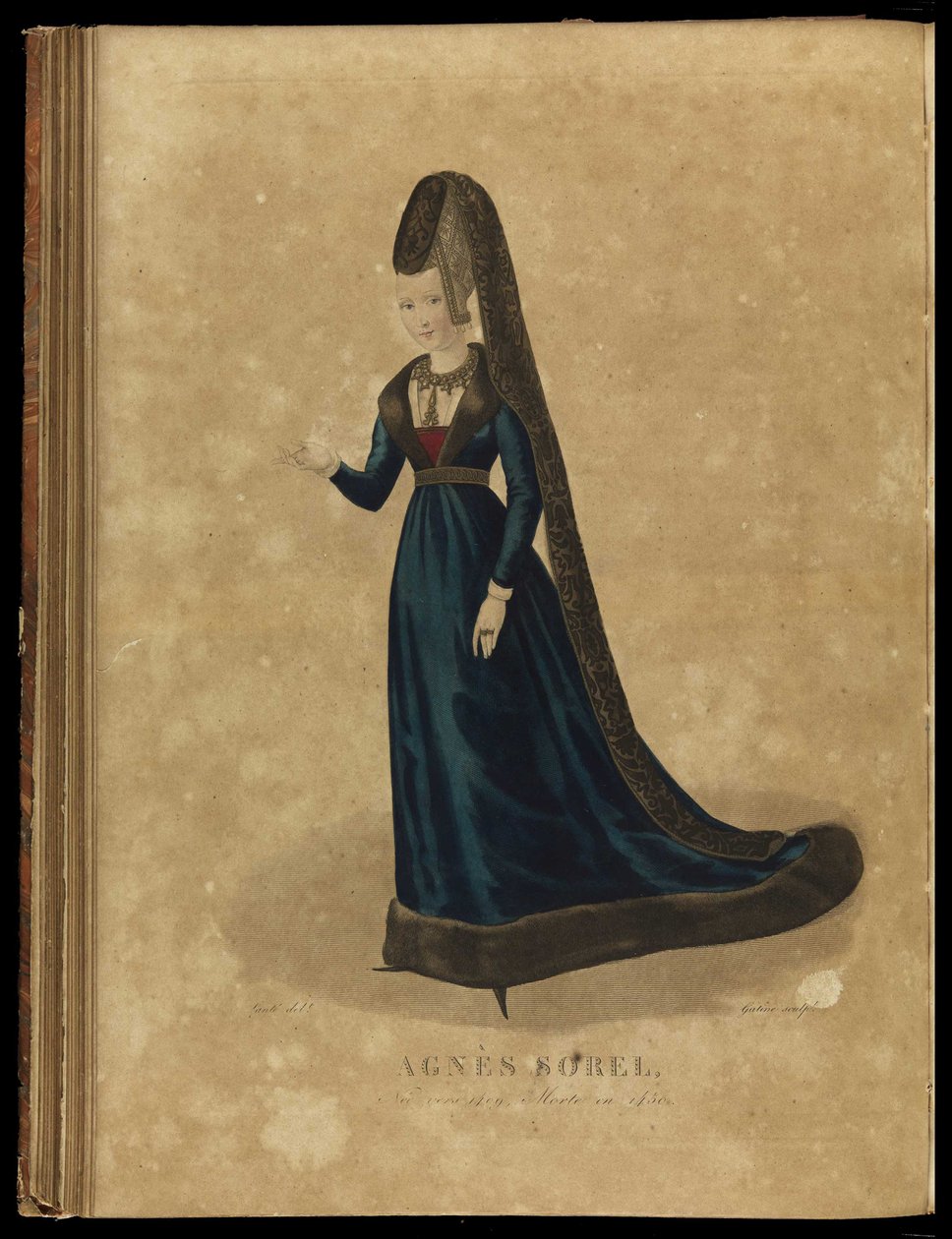 Agnès Sorel, sent 1700-tal. av Georges Jacques Gatine