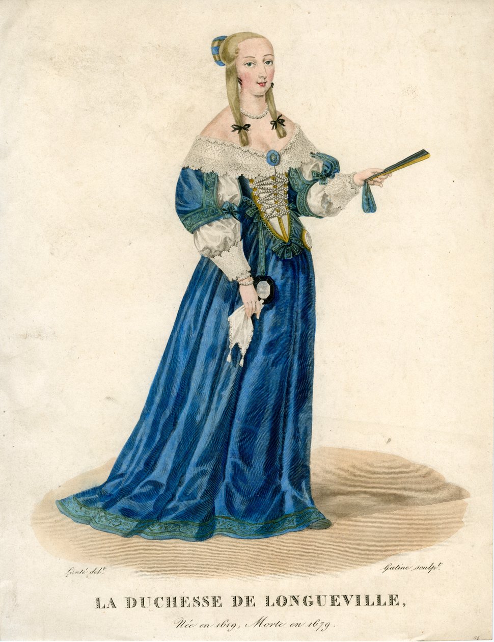 Anne Genevieve av Bourbon-Conde, hertiginna av Longueville, Anne de Bretagne, tidigt 1800-tal. av Georges Jacques Gatine