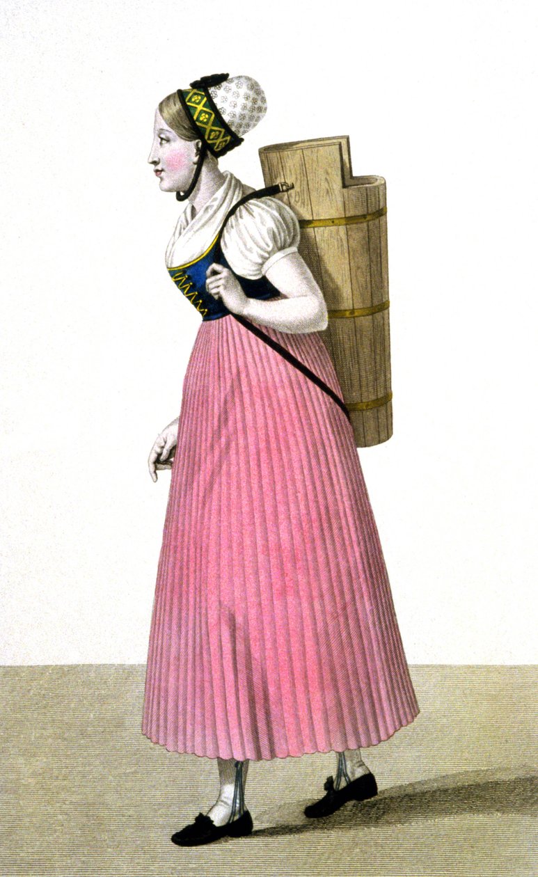 Vattenbärare av Coburg av Georges Jacques Gatine