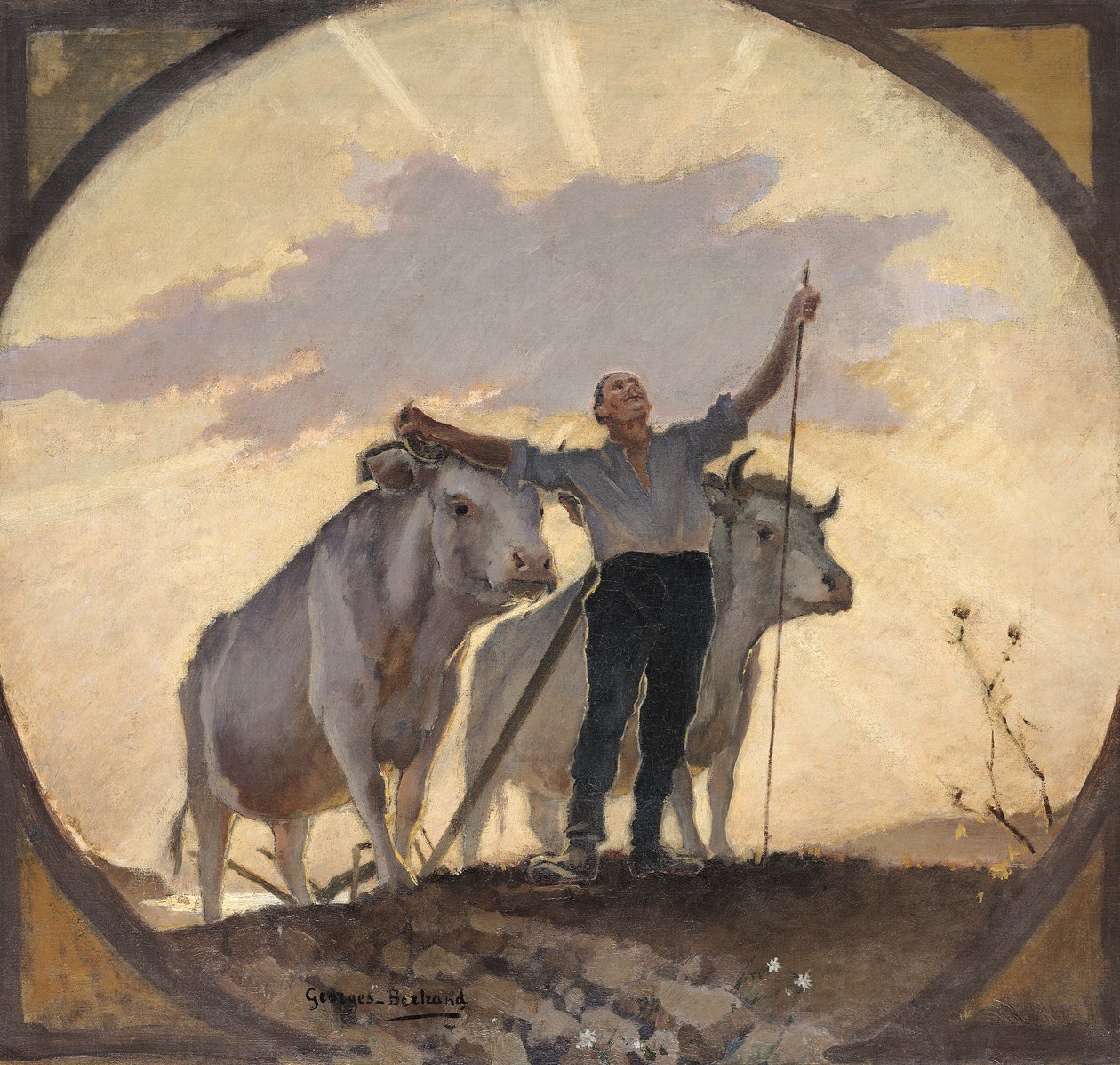 Jordens hymn till solen, 1892 av Georges Jules Bertrand