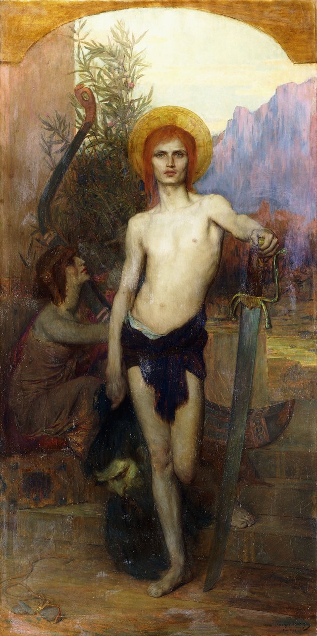 David med Goliats huvud av Georges Lavergne