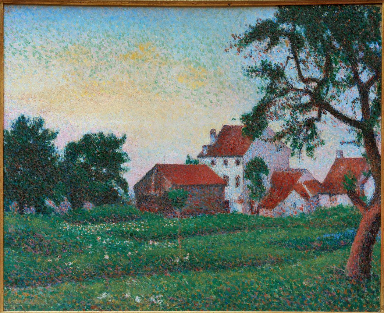 Fourmariers hus i La Hulpe av Georges Lemmen