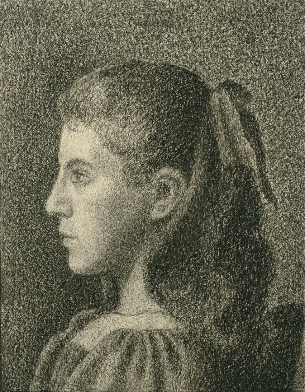 Porträtt av Berthe Serruys, 1894 av Georges Lemmen