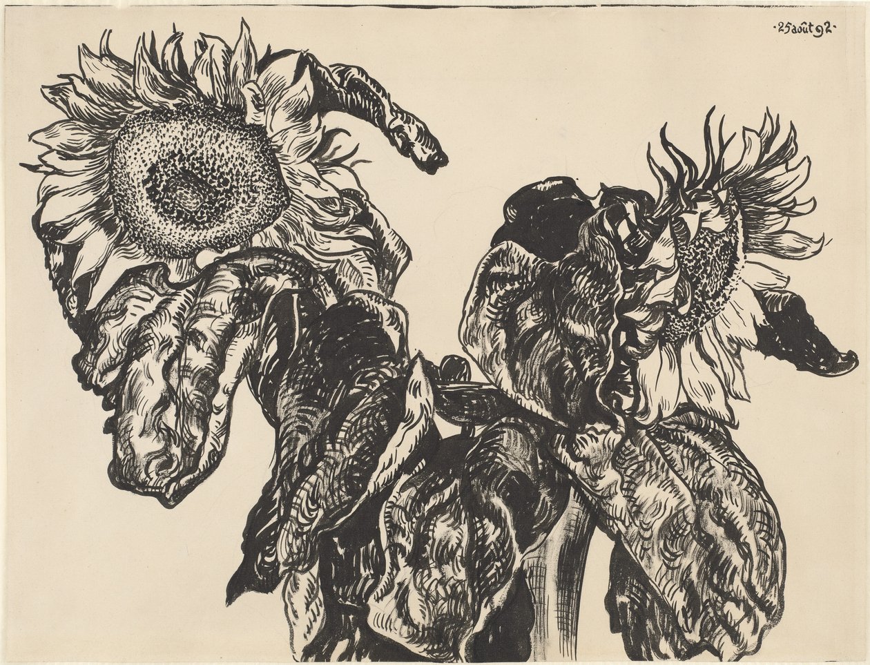 Solrosor av Georges Lemmen