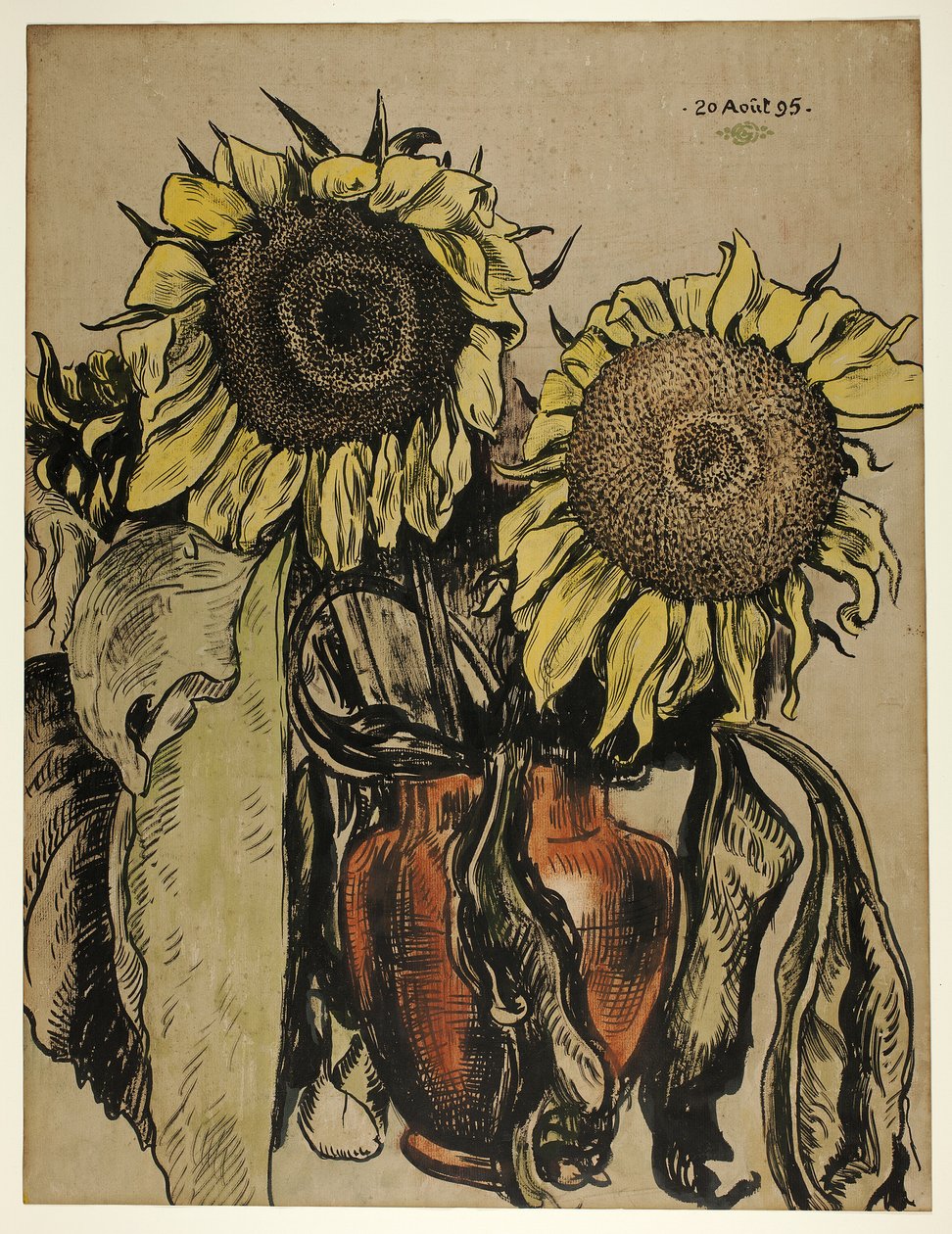 Solrosor av Georges Lemmen