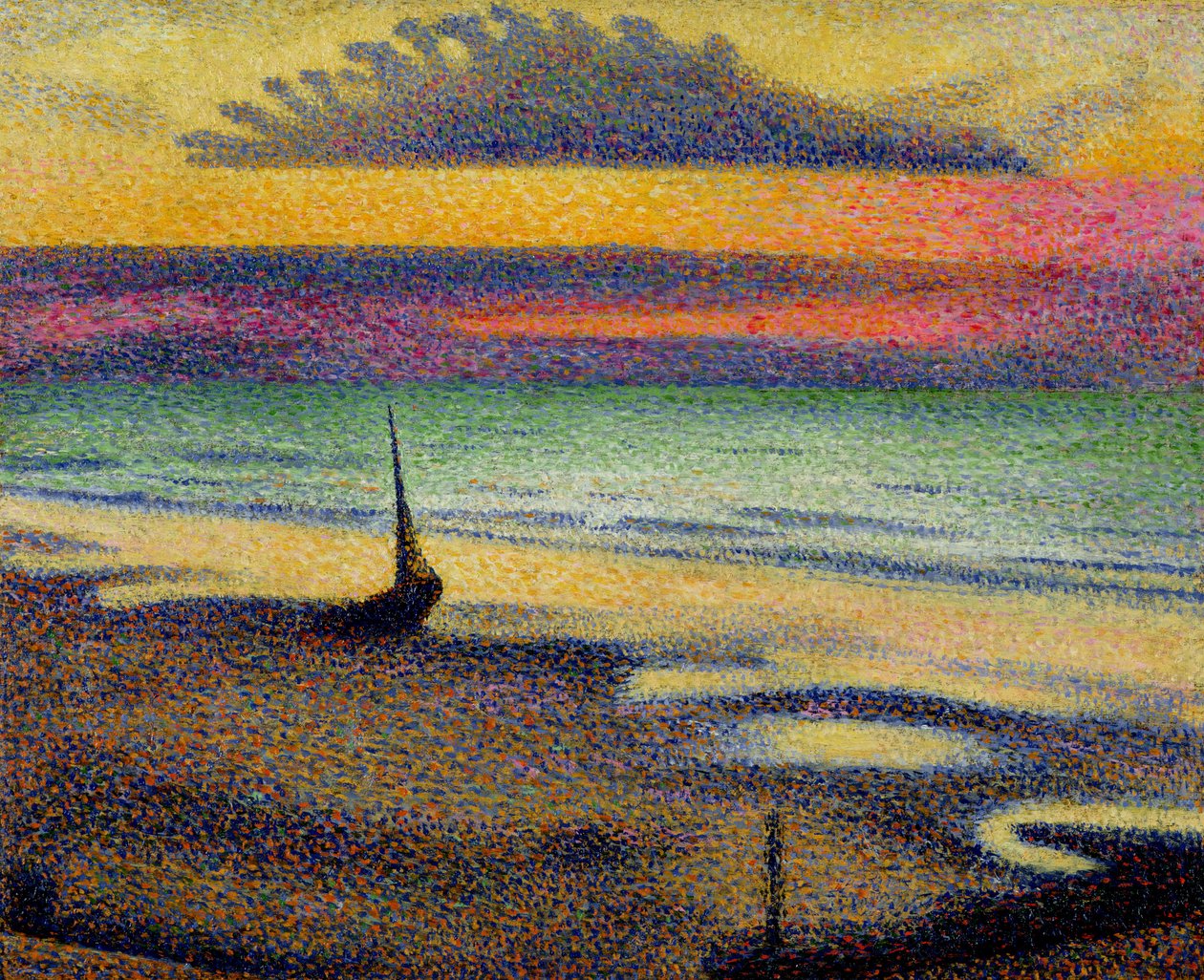 The Beach at Heist, 1891-92 av Georges Lemmen