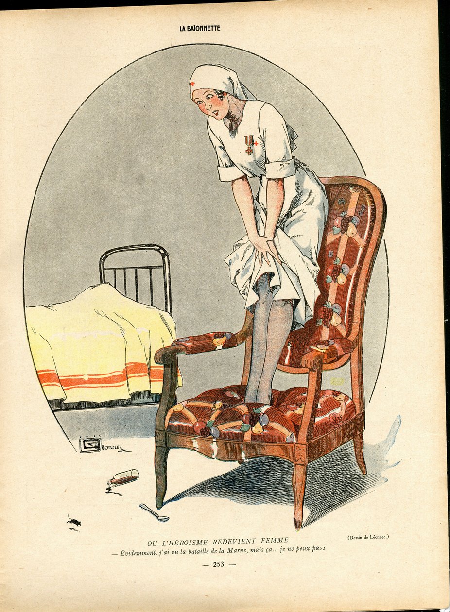 La Baionnette, färgstark satir av Georges Leonnec