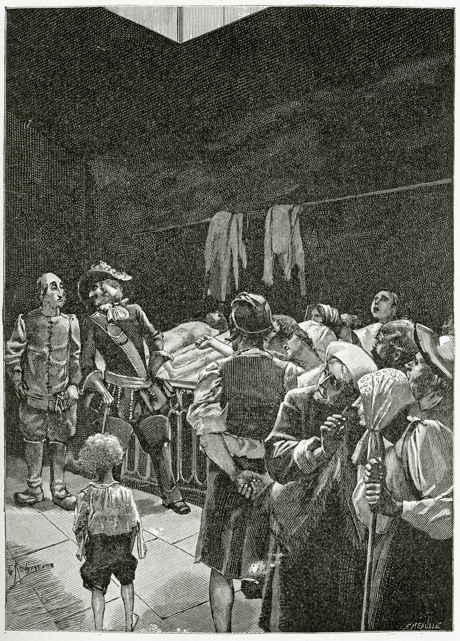 La Morgue - illustration från Han d
