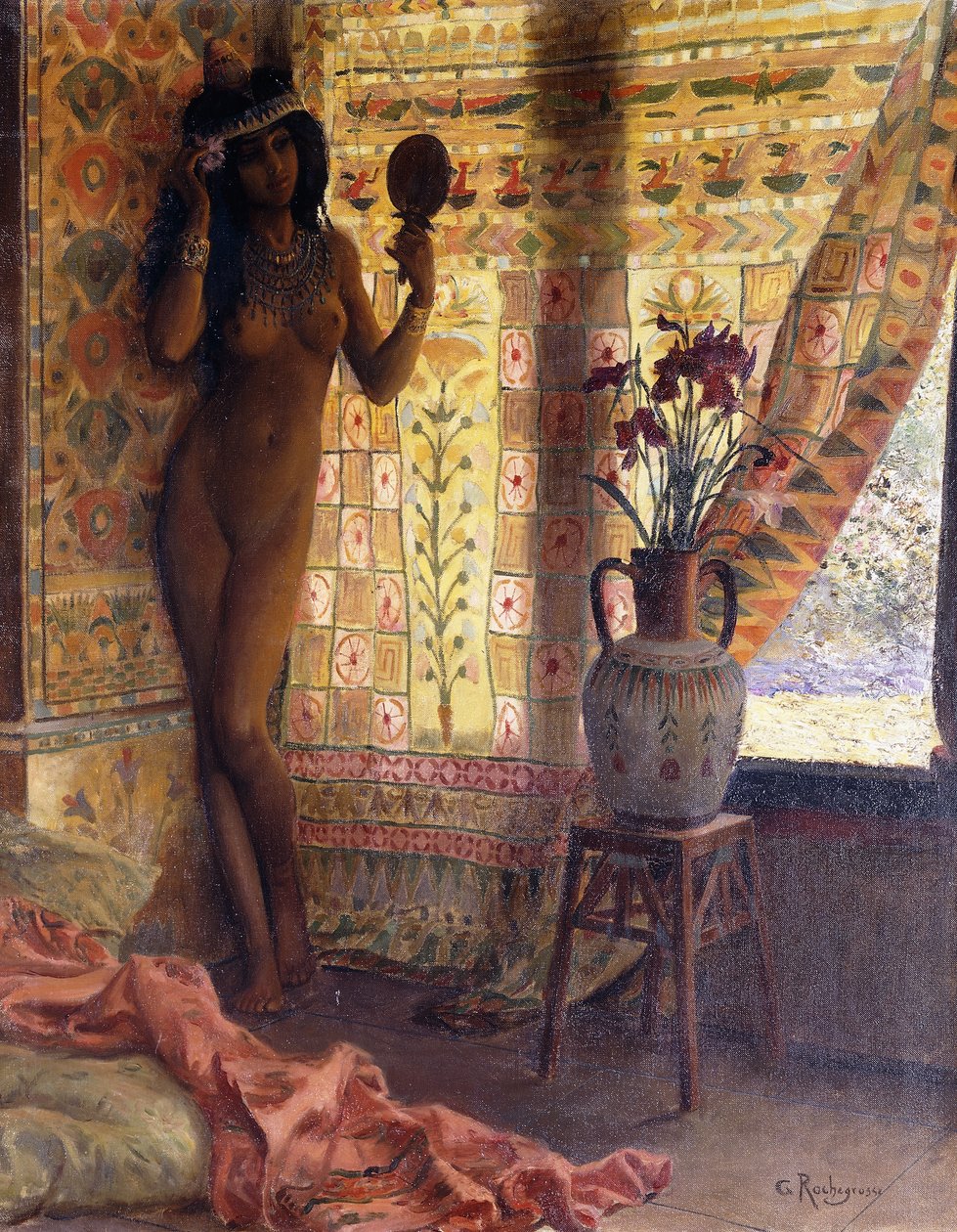 Spegeln; Spegeln, av Georges Marie Rochegrosse