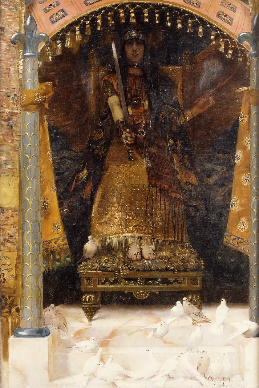 Krig och fred, 1886 av Georges Marie Rochegrosse