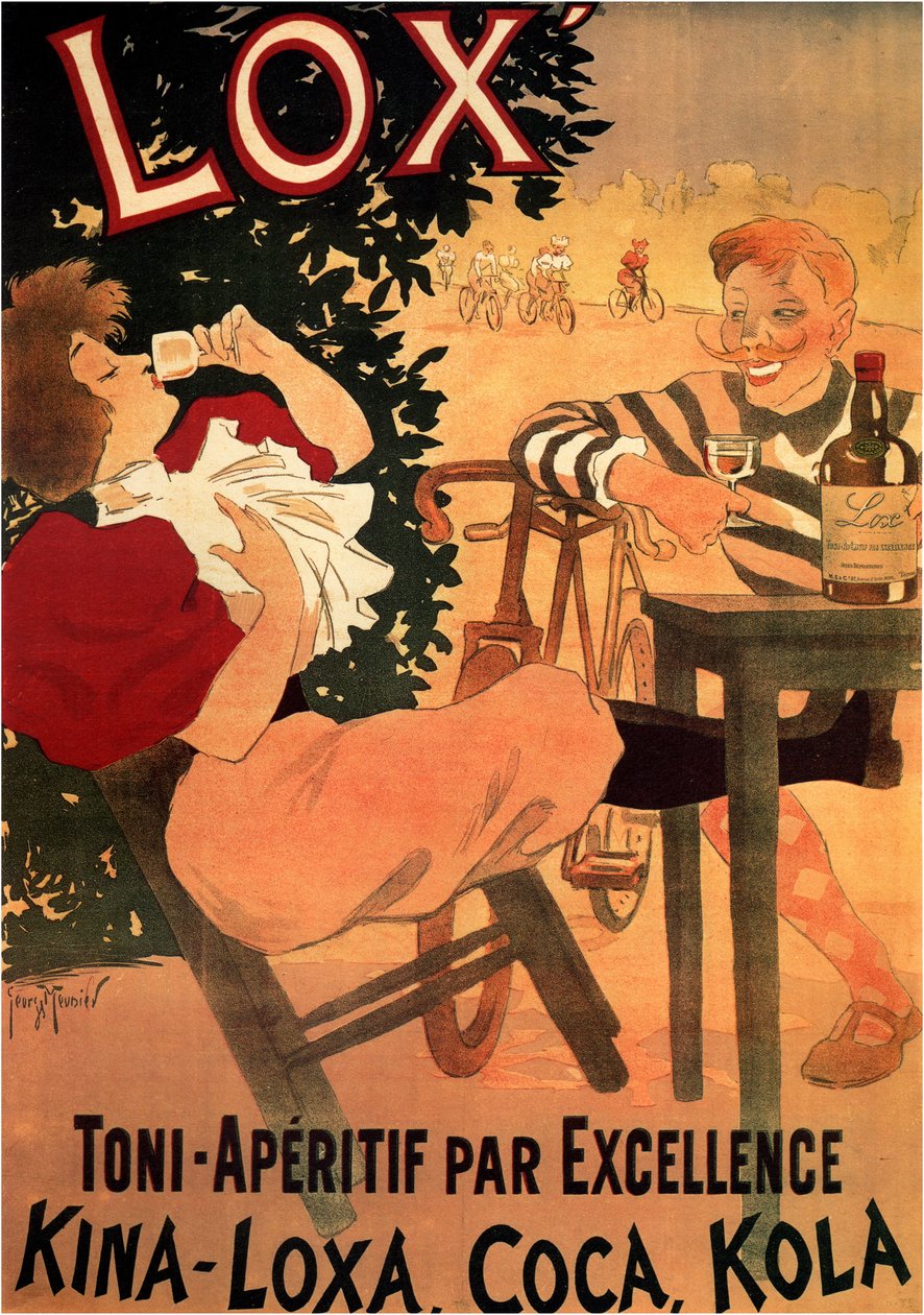 Reklam för märket vin Lox (affisch) av Georges Meunier
