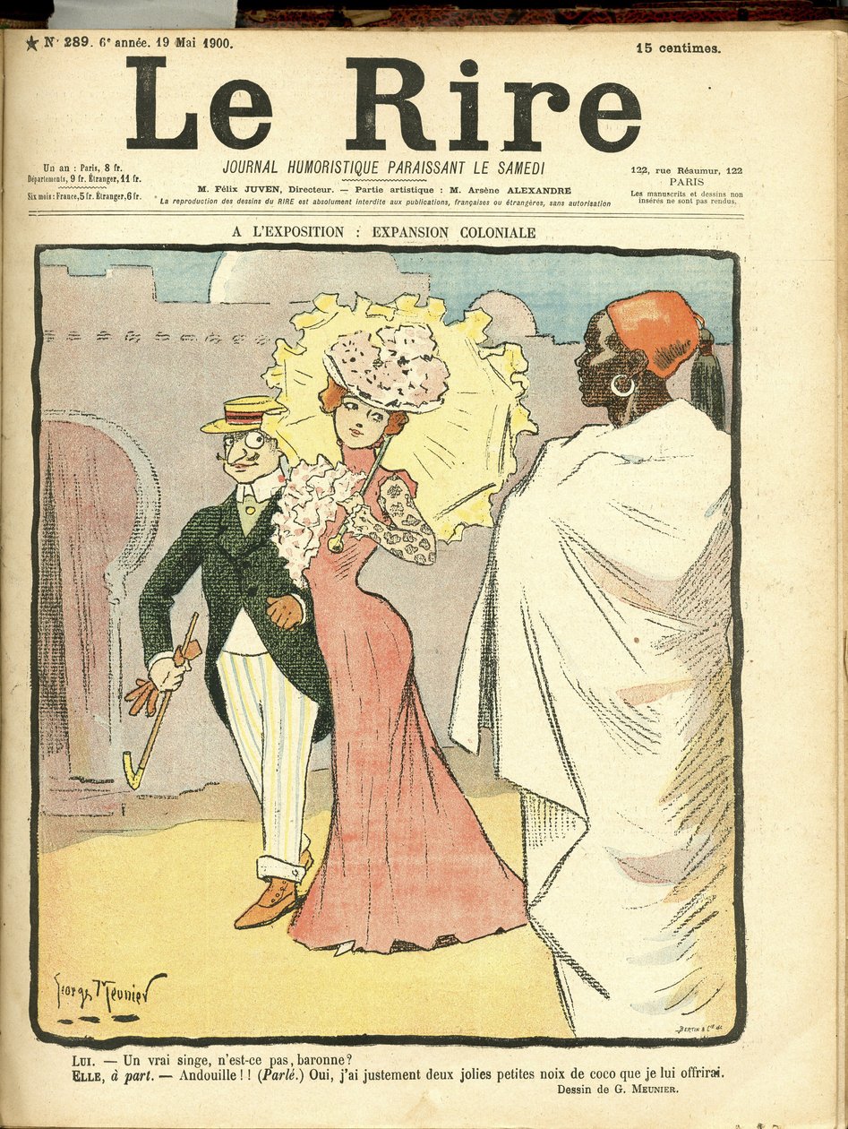 Illustration av Georges Meunier (1869-1934) för omslaget till Le Rire av Georges Meunier