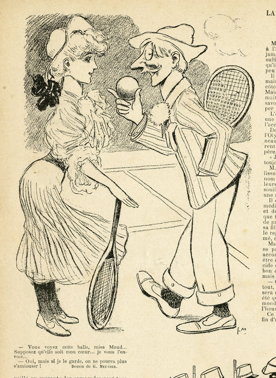 Illustration av Georges Meunier (1869-1934) i Le Rire av Georges Meunier