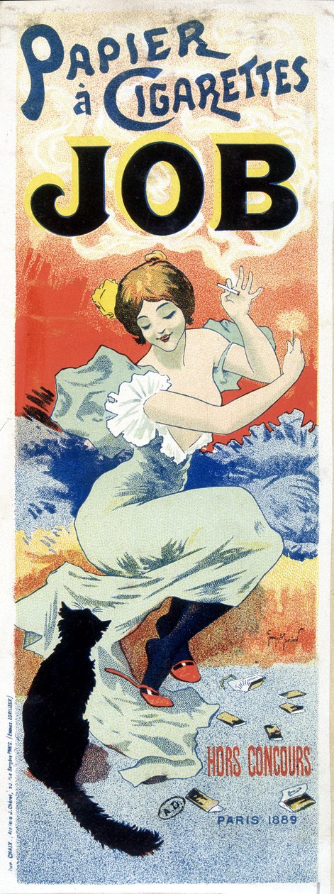 Affisch av "Job" cigarettpapper av Georges Meunier av Georges Meunier