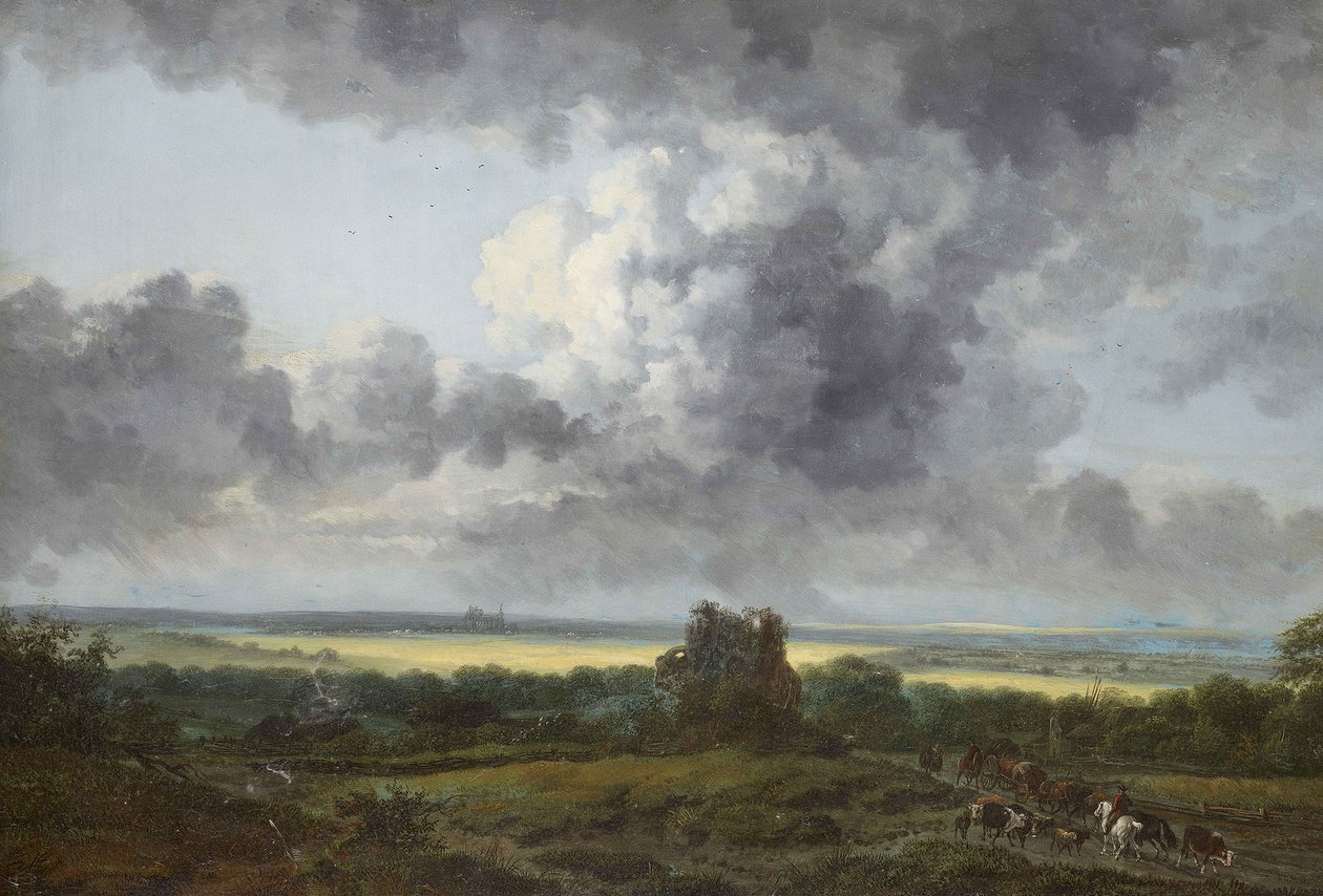 Franska: Paysage, environs de Chartres av Georges Michel