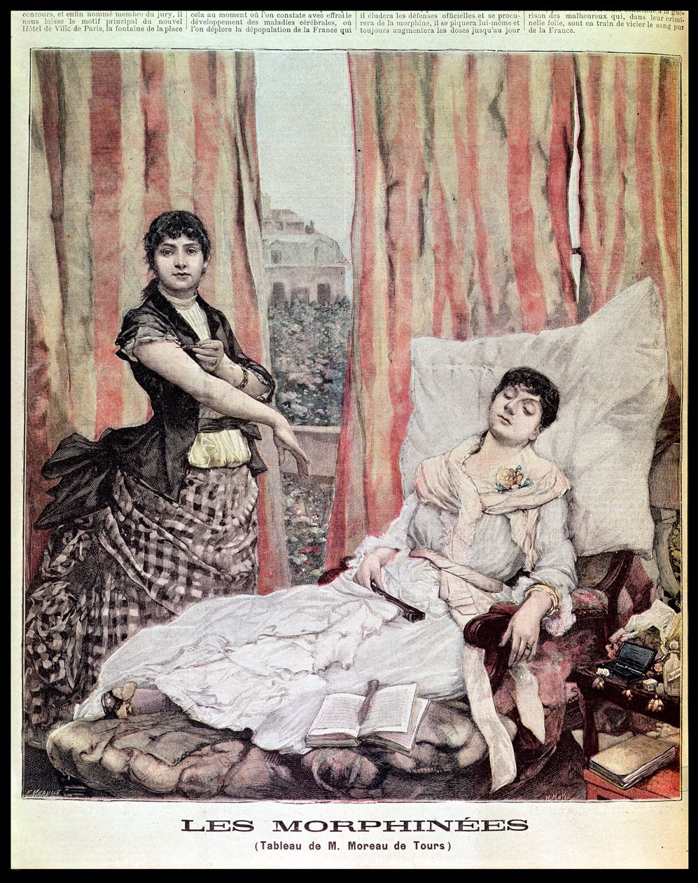 Morphiamania, illustration från 
