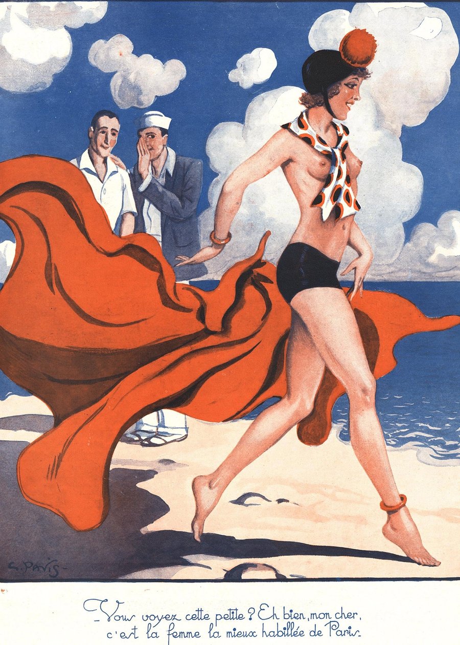 Illustration från "The Smile" av Georges Pavis