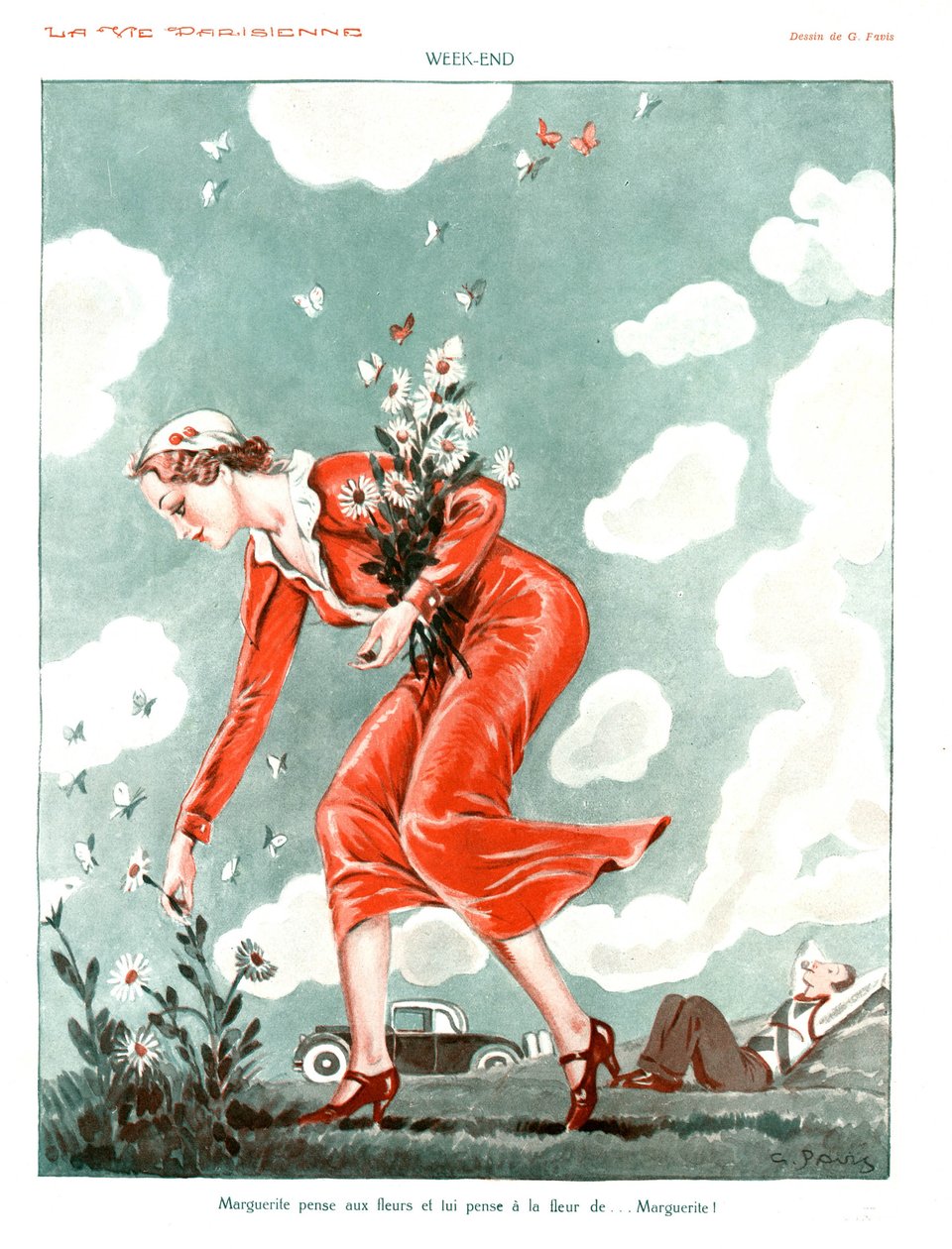Weekend, illustration från 
