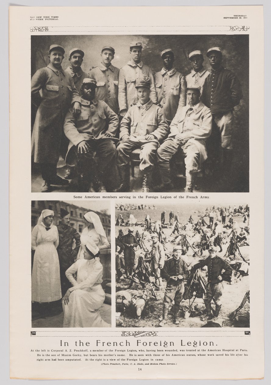 I den franska främlingslegionen den 30 september 1915 av Georges Penabert