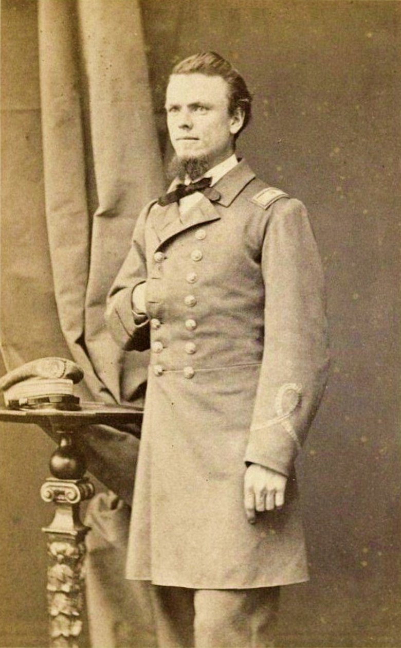Löjtnant John Grimball (1840-1922) på C.S.S. Shenandoah, konfederationens flotta (A) av Georges Penabert