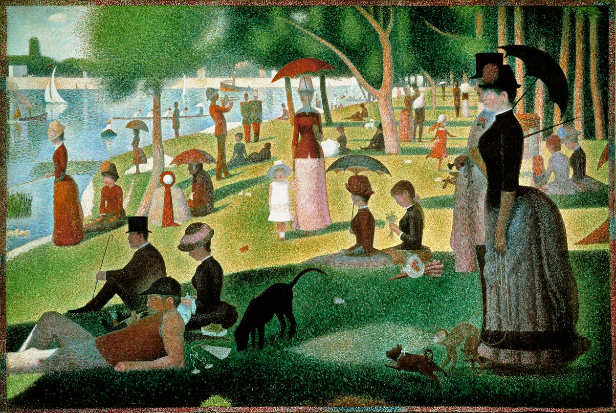 En söndag på La Grande Jatte av Georges Pierre Seurat