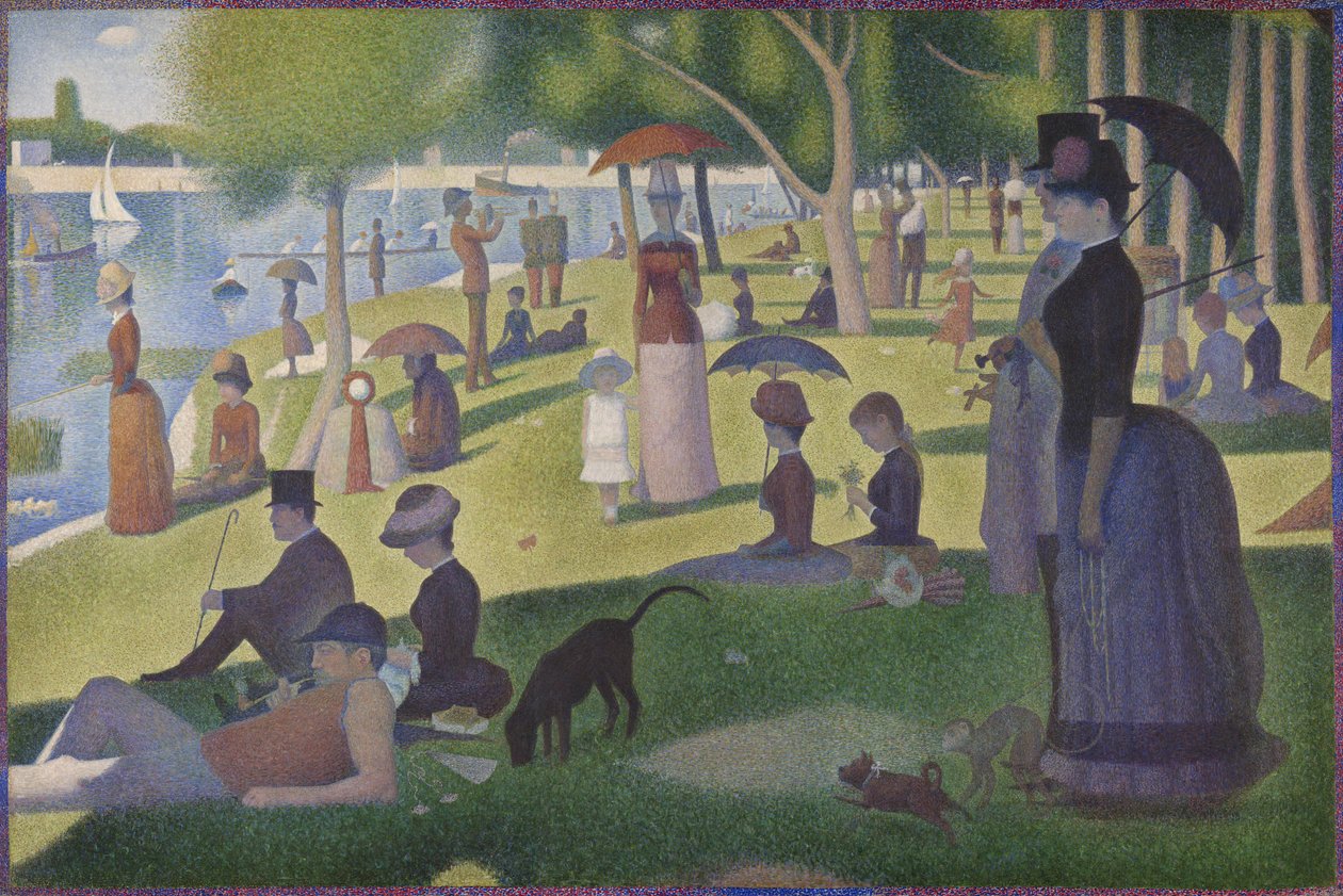 En söndag på La Grande Jatte, 1884-86 av Georges Pierre Seurat