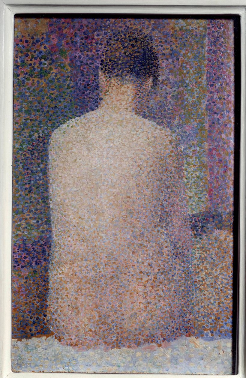 Bakgrundsmålning av Georges Seurat (1859-1891) 1887 sön. 0,24x1,55 m Paris, musee d