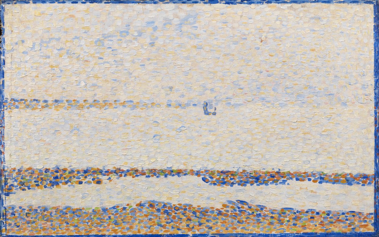 Stranden vid Gravelines av Georges Pierre Seurat