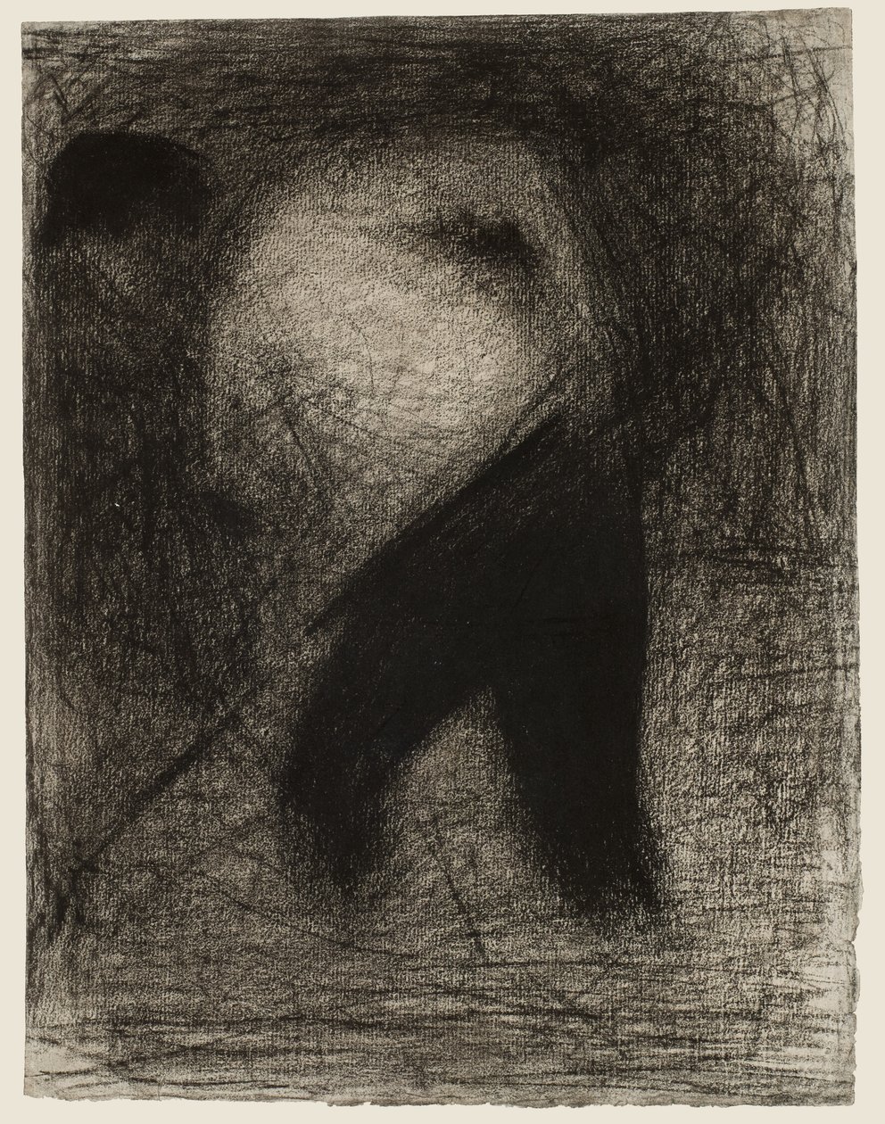 Hömakare eller stenbrytare; Faneur av Georges Pierre Seurat