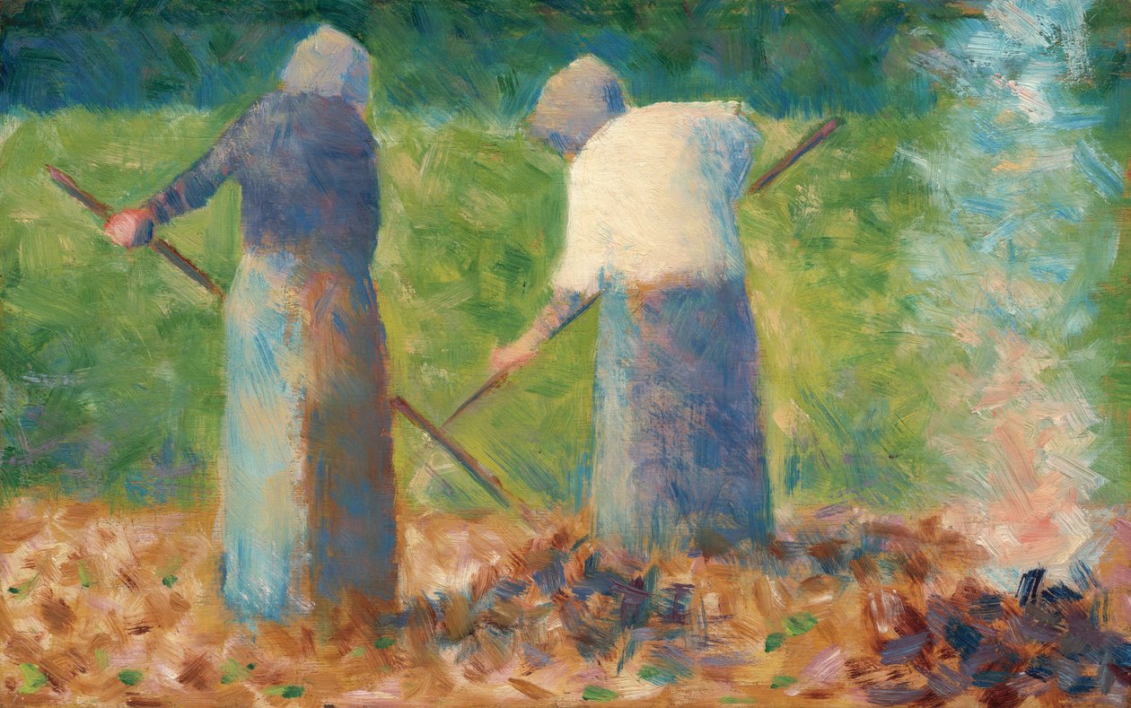 Hömakare i Montfermeil, ca. 1882. av Georges Pierre Seurat