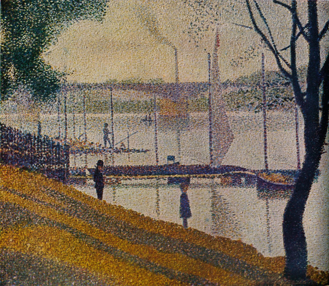 Courbevoie-bron, 1886 av Georges Pierre Seurat