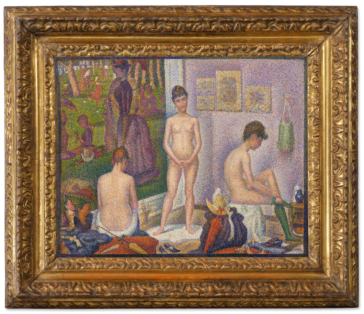 Les Poseuses, Ensemble (liten version) av Georges Pierre Seurat