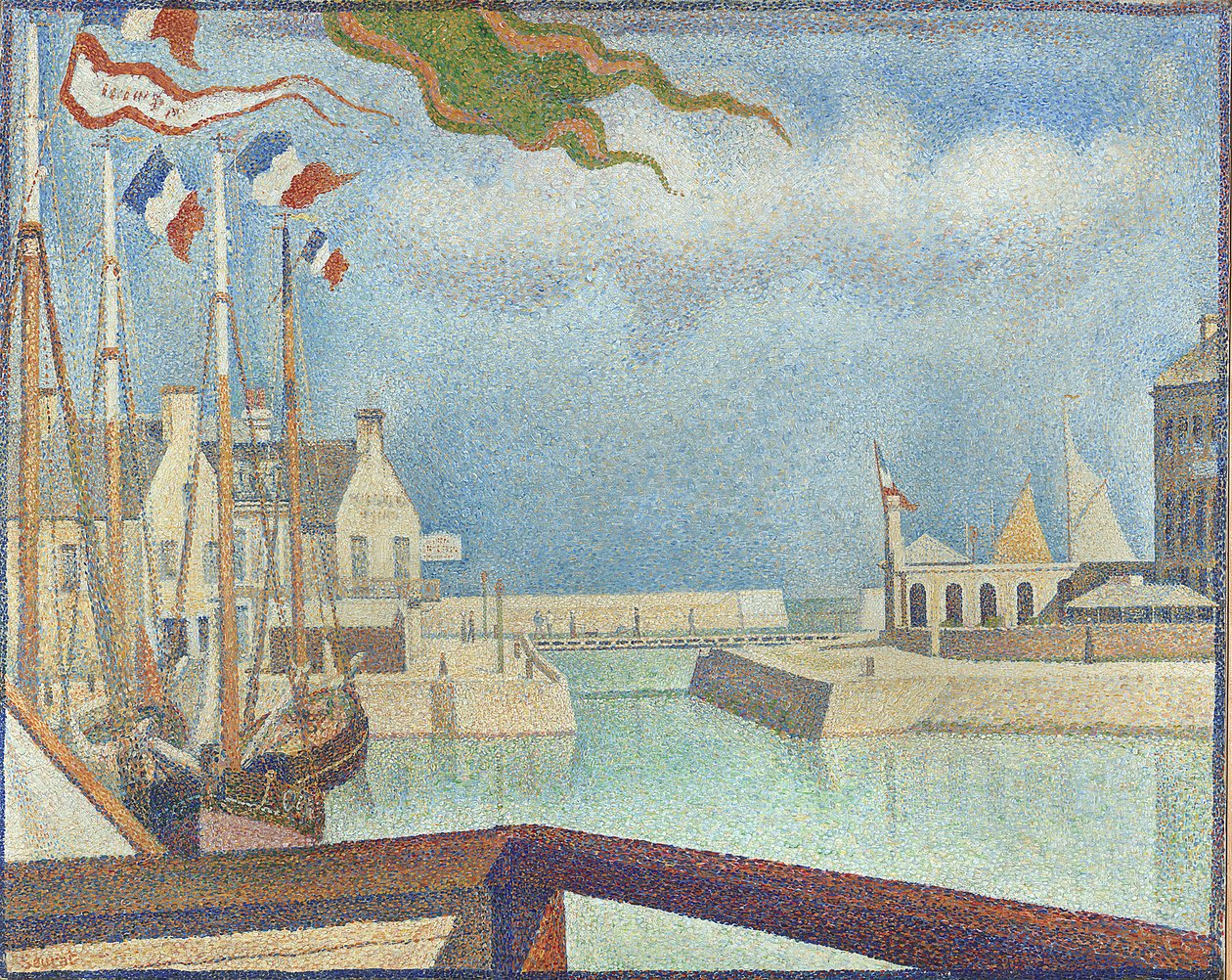 Söndag i Port-en-Bessin av Georges Pierre Seurat