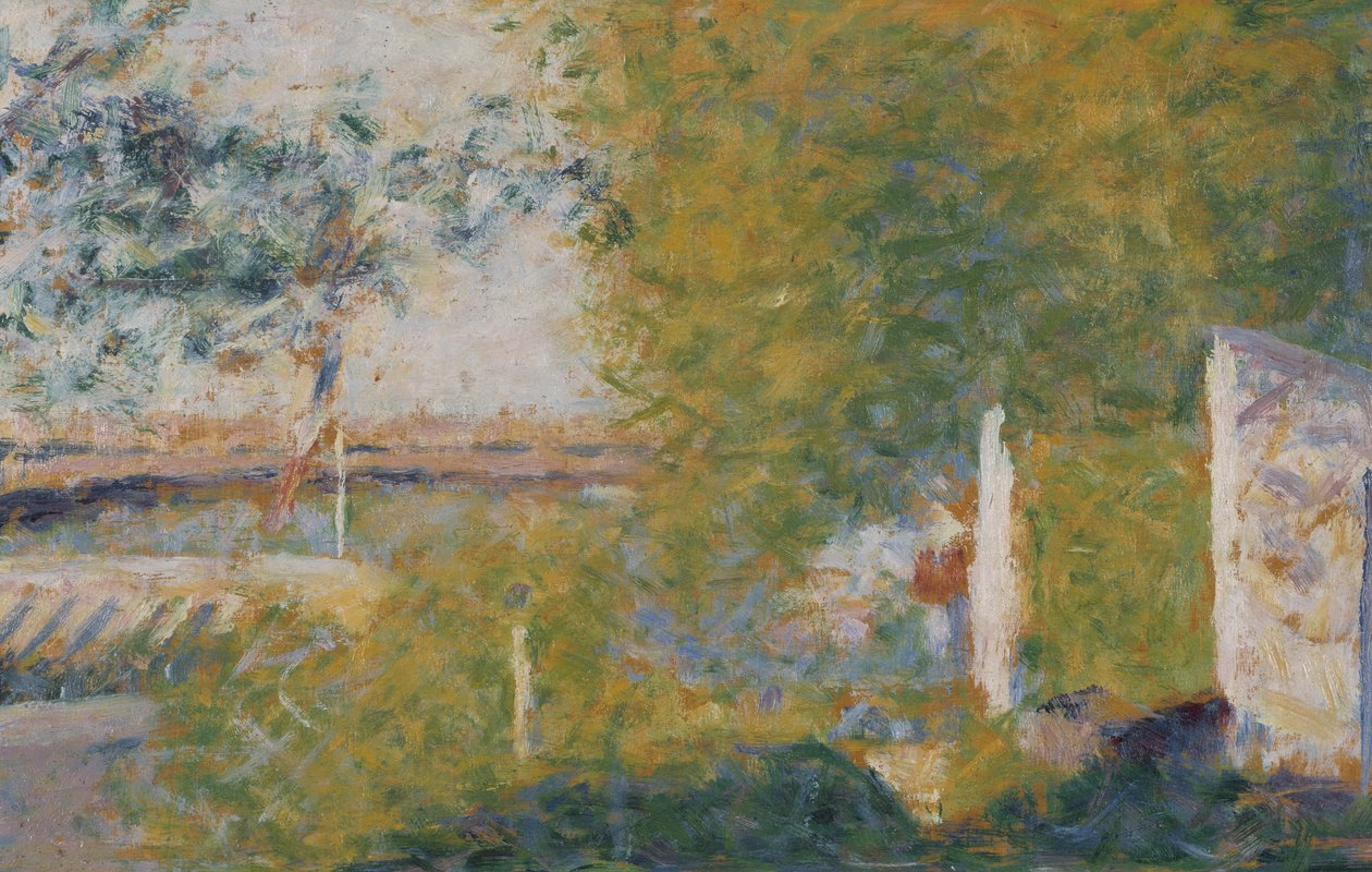 Bron vid Bineau. av Georges Pierre Seurat