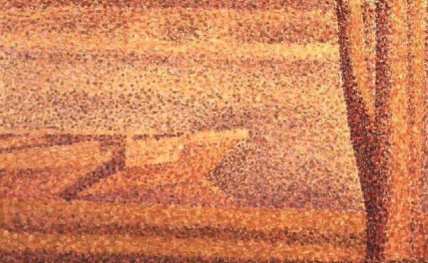Träd och båtar av Georges Pierre Seurat