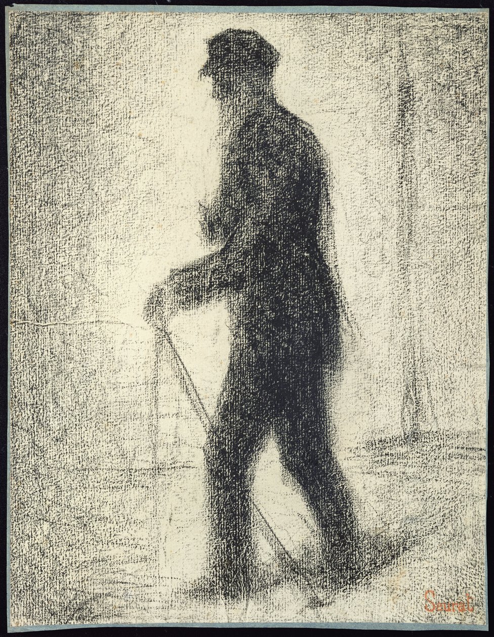 Vandring, c.1882 av Georges Pierre Seurat