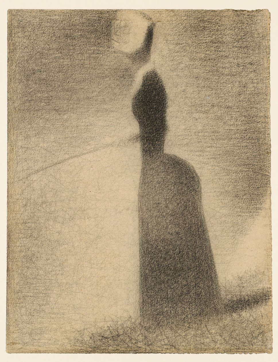 En kvinna som fiskar av Georges Seurat