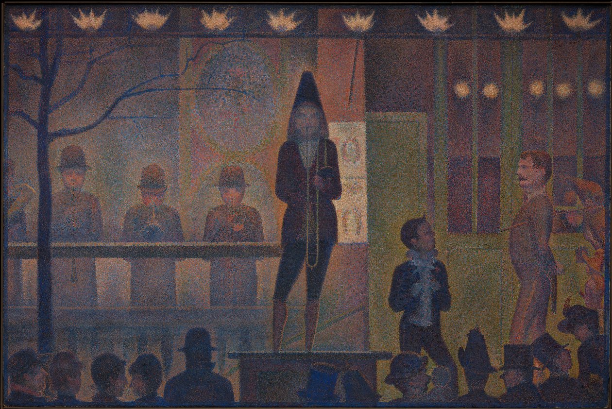 Cirkusföreställning av Georges Seurat