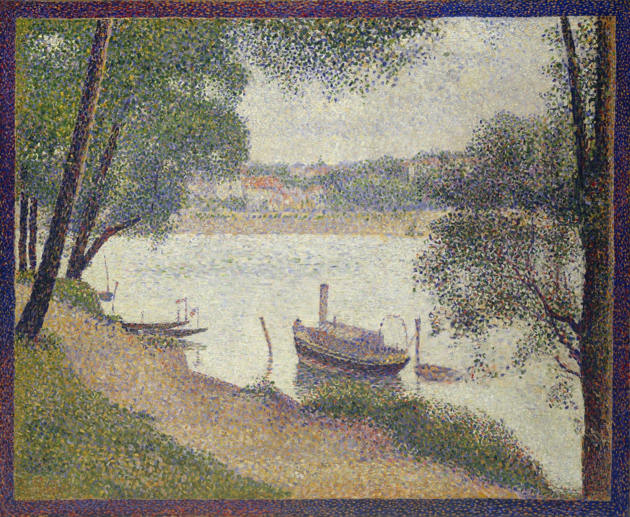 Grått väder, Grande Jatte av Georges Seurat