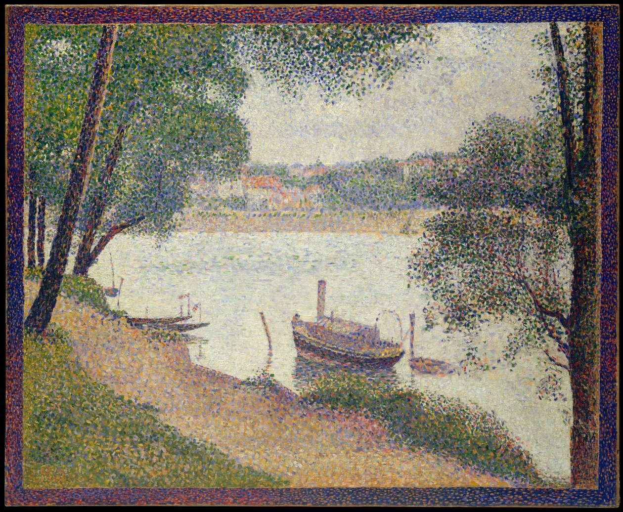 Grått väder, Grande Jatte av Georges Seurat