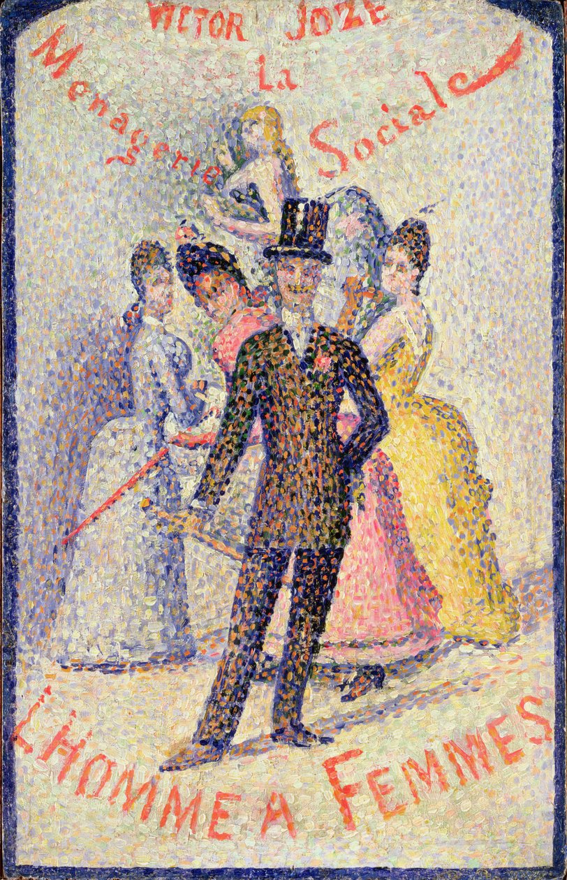 Damer Man av Georges Seurat